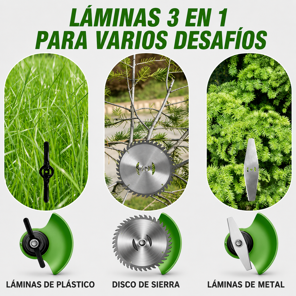 Cortadora Inalámbrica TurboBlade con 2 baterías de 48V