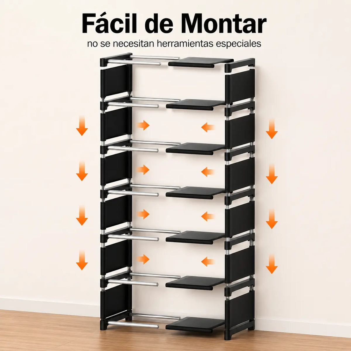 Zapatera Vertical 7 Niveles Con Cubierta + Zapatero Plegable De Regalo [ÚLTIMAS UNIDADES]