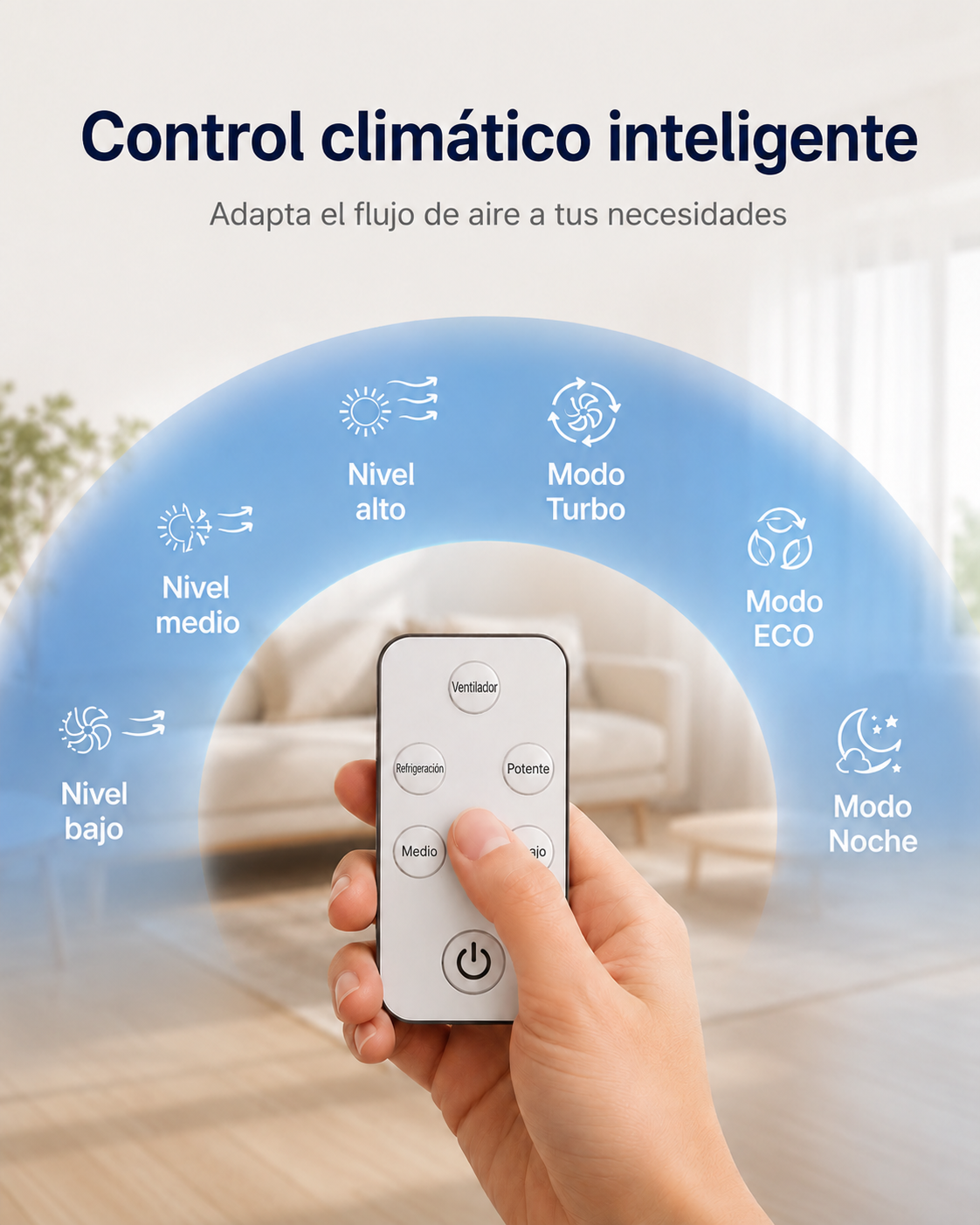 AirDuo funcionando modo frío