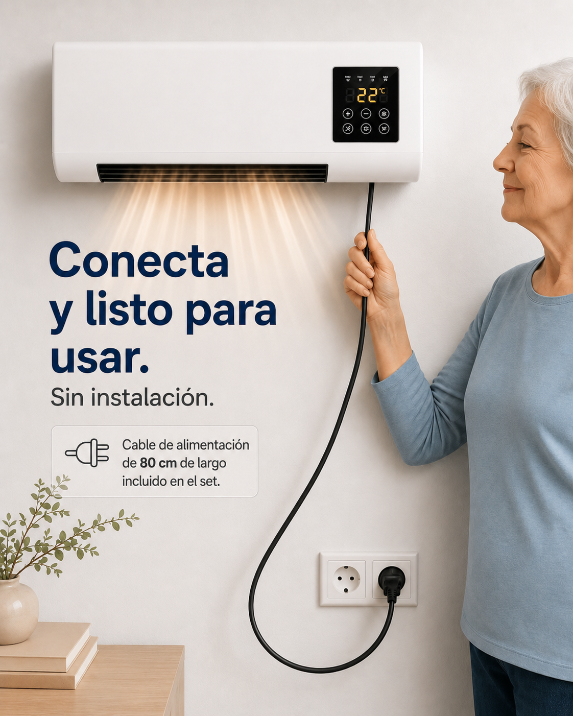 AirDuo funcionando modo calor