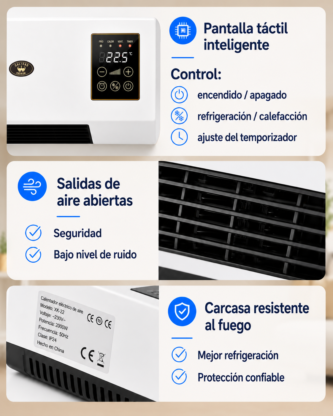 AirDuo compacto 55x20x12 cm