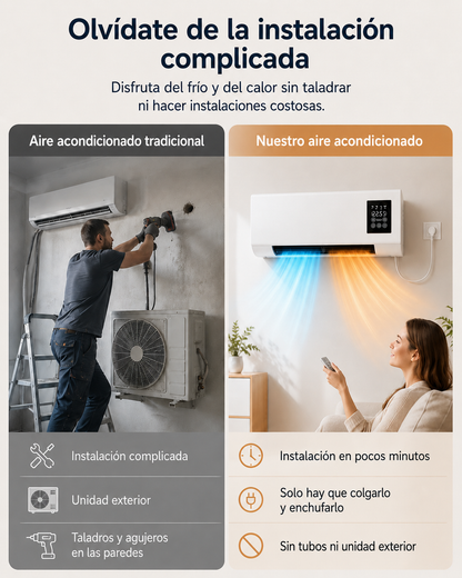 AirDuo refrigerador calefactor ventilador 3 en 1