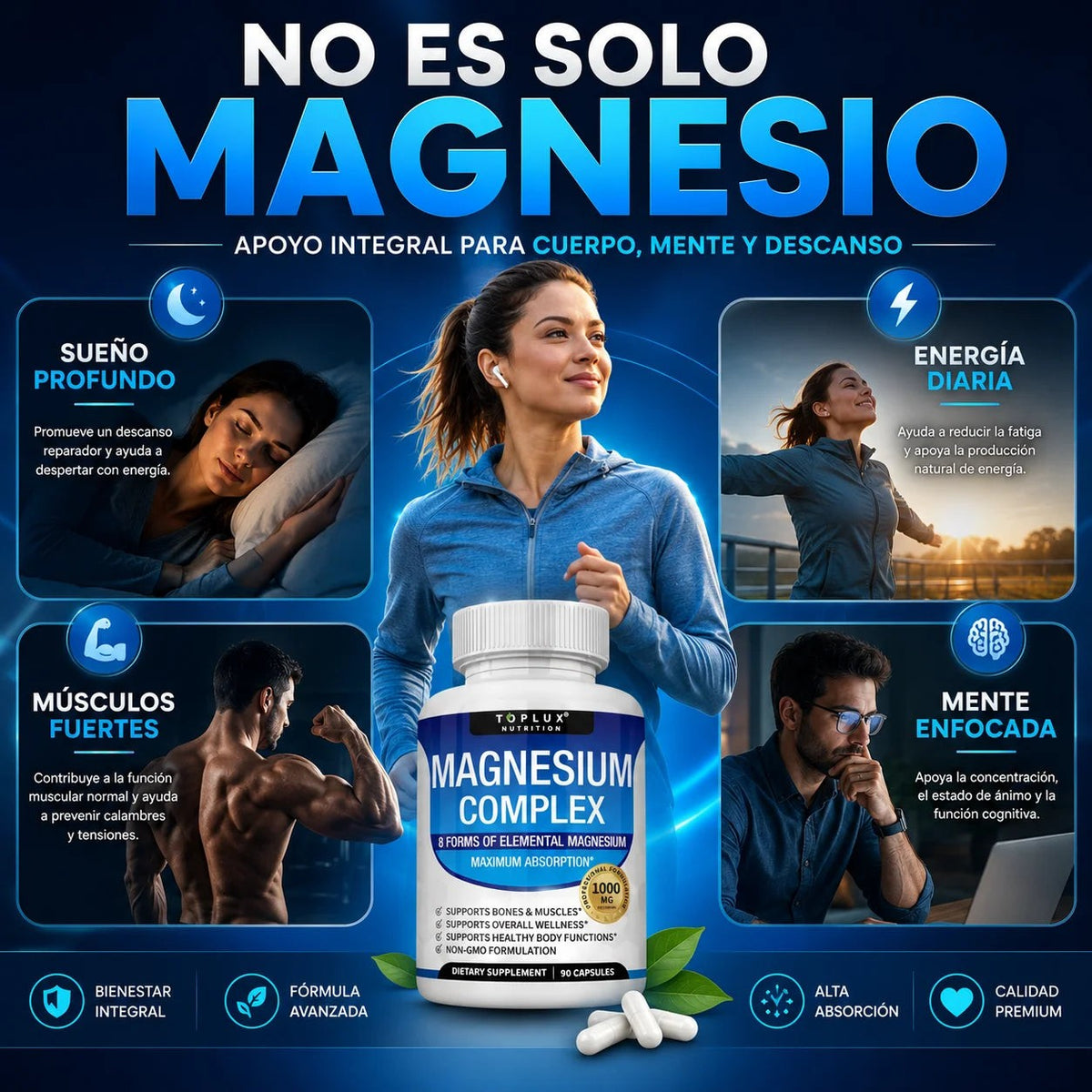 MagnoVital Magnesio Complex 8 en 1